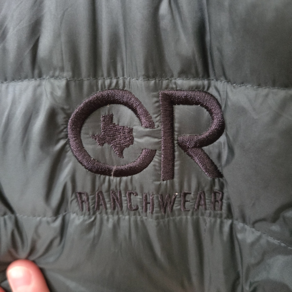 CR Ranchwear Dark Turquoise Jacket With Detachable Hood